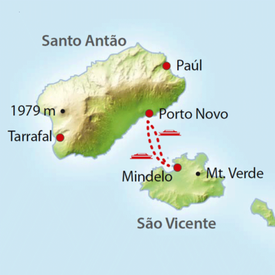 Wanderferien auf den Inseln São Vicente und Santo Antão