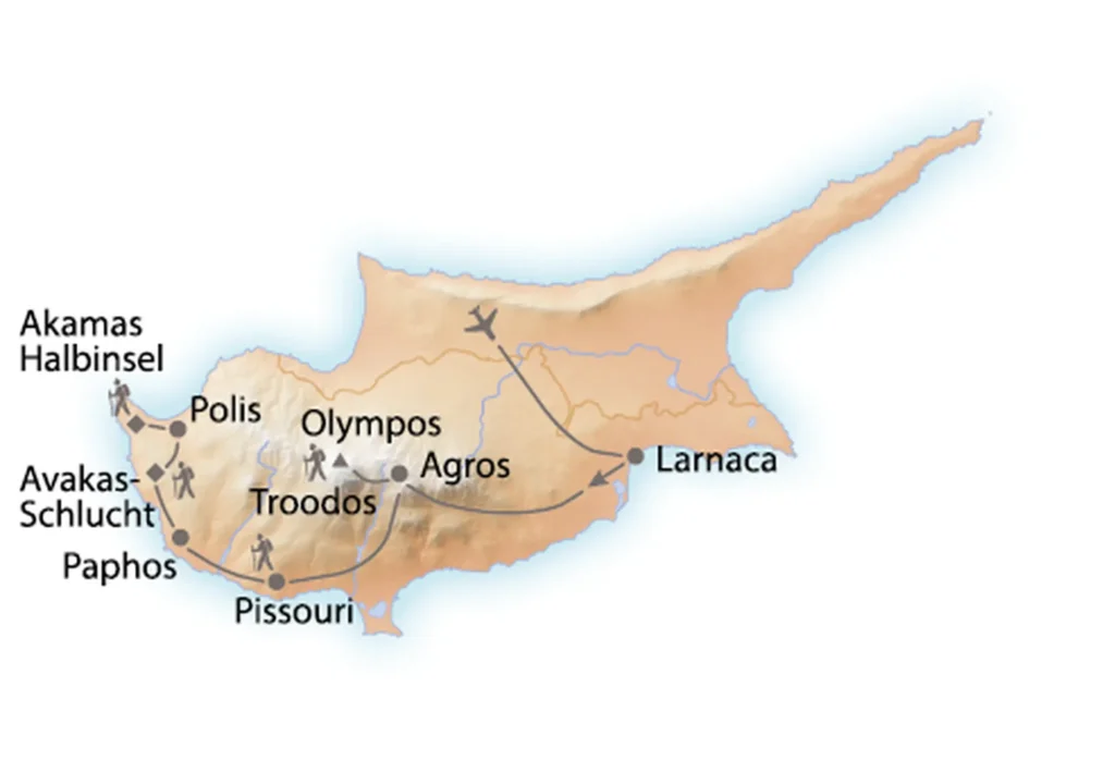 Zypern für Wanderer